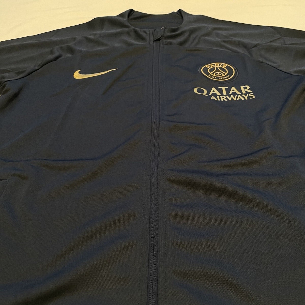 PSG 23/24 Qatar Airways Blue Nike Tracksuit Small | eBay UK