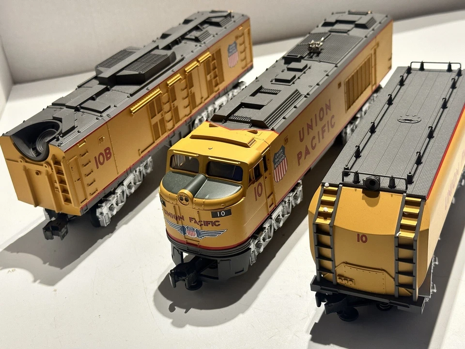 Juego de turbina de gas Union Pacific MTH 30-2009L de 3 rieles LN Foto 2 de 4