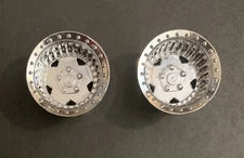DEEP DISH CHROME WHEELS 1/24-1/25 321 1667A  Model Car Parts COMBINE PARTS