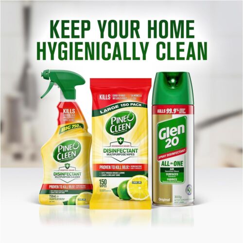 Pine O Cleen Disinfectant Biodegradable Multipurpose Wipes, Lemon Lime 504 Wipes - Picture 3 of 6