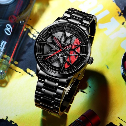 Wheel Watch iWatch Sports BMW M8 Waterproof Metal Band Case Birthday Gift Luxury - Picture 3 of 4