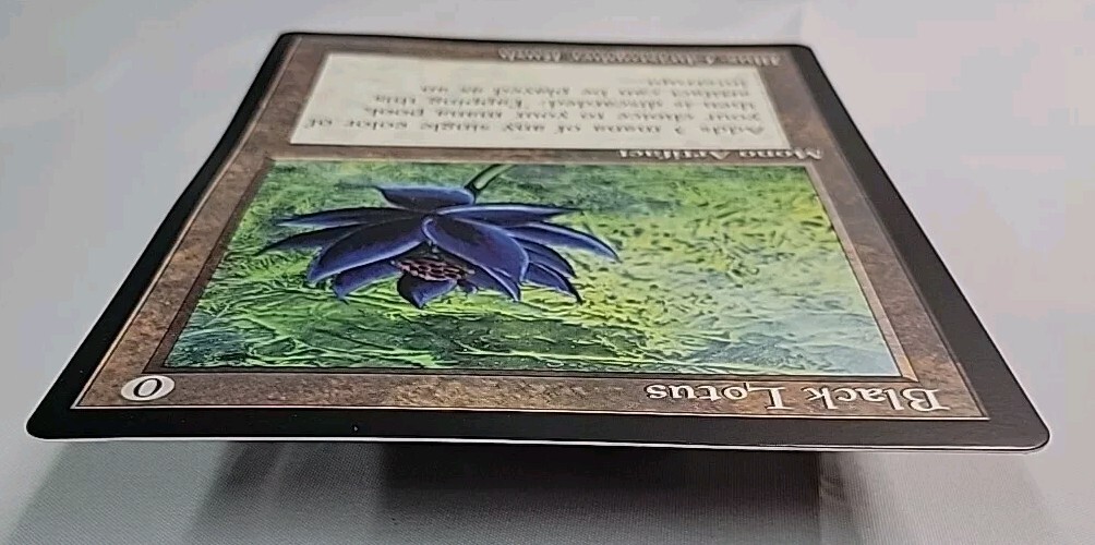 Magic The Gathering ~ BLACK LOTUS OVERSIZED 6x9 ~ 1996 Scrye