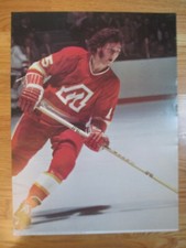 The Official 1973 NHL Game Action JACQUES RICHARD No. 15 ATLANTA FLAMES Poster