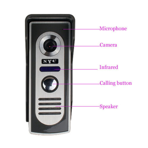 7" HD LCD Camera Monitor Video Doorbell Home Security Intercom Door Bell System - Picture 10 of 13
