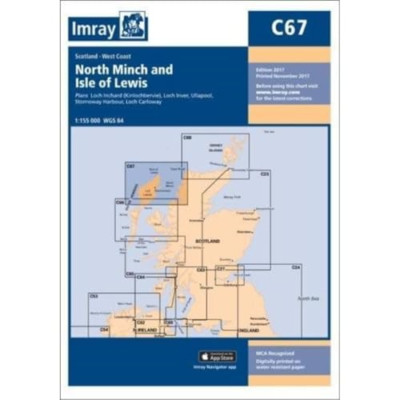 Imray Chart C67 - Sheet map, folded NEW Imray 09/11/2017