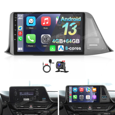 4G+64G Android 13.0 Car Stereo Radio For Toyota C-HR 2016-2019 GPS Navi Carplay