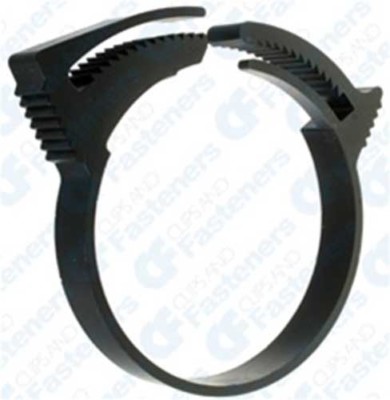 10 Single Bond Nylon Hose Clamps 1-19/32''