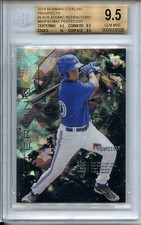 2014 Bowman Sterling Max Pentecost Black Atomic Refractor /10 BGS 9.5 Blue Jays