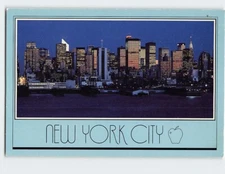 Postcard Mid Manhattan Skyline USA