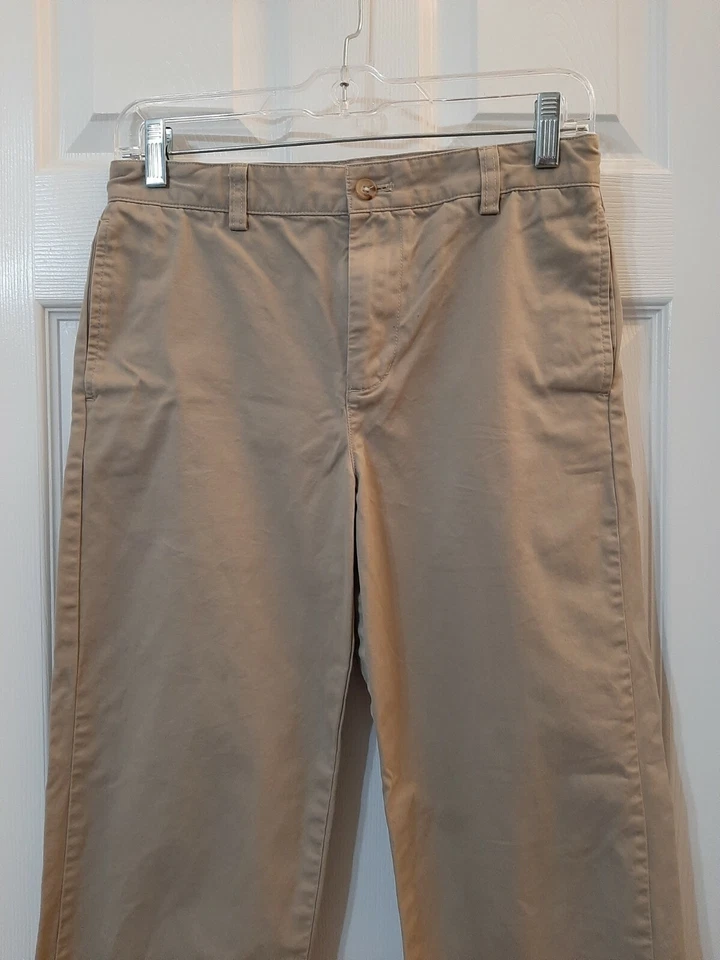Pantalones chinos Vineyard Vines para niñas talla 16 tostados cintura ajustable botón cremallera  Foto 2 de 4
