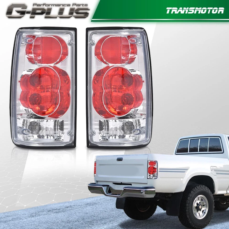 Luces traseras transparentes para camioneta Toyota 1989-1995 luces izquierda+derecha mercado de accesorios Foto 2 de 4