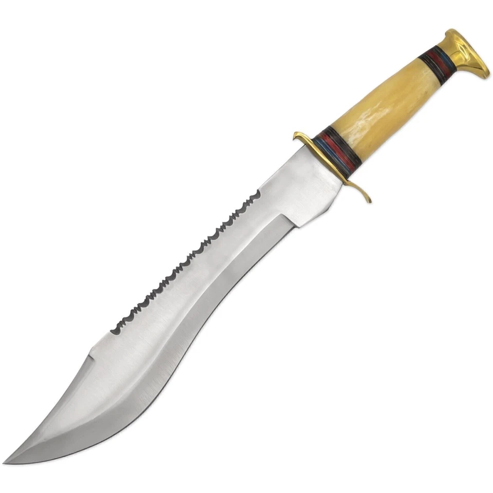 Outdoor Hunting Crocodile Hunter Big Bowie Knife - Image 4 of 4