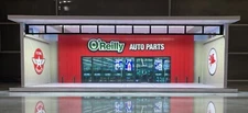 O’Reillys Store Garage Theme 1:64 Model Garage Diorama LED Lighting!