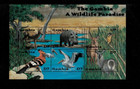 Gambia 2002 - Wildlife Animals Paradise - Sheet of 6 Stamps - Scott #2596 - MNH