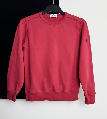 Stone Island Junior Sweatshirt Crewneck Red 10y 142 cm - Main Image