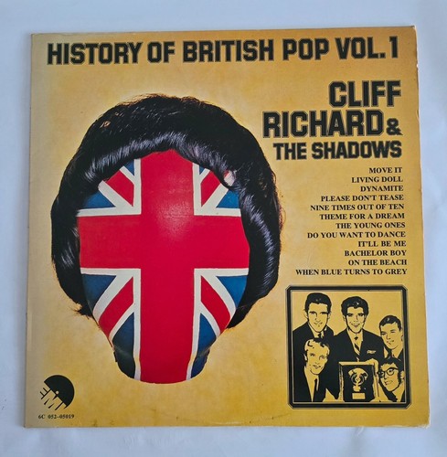CLIFF RICHARD &THE SHADOWS "HISTORY OF BRITISH POP VOL1 " BOVEMA EDITION RECORD - Picture 2 of 5