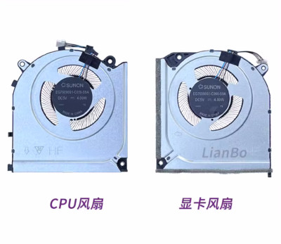 Original for ThundeRobot TR 911 ZERO 2024 CPU+GPU FAN EG75090S1-C050/C060-S9A