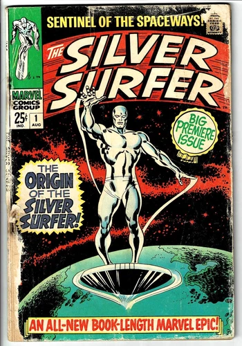 The Silver Surfer #1 FR 1.0 See Pics 1968 Buscema Marvel Comics Silver Age U-HV
