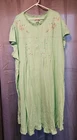 Anthony Richards Floral Mint Green Nightgown 5x NEW
