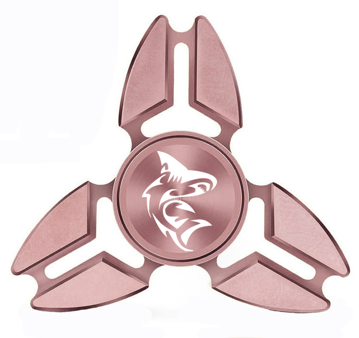 MAGIC SHARK × MIXmart handspinner Fidget Spinner Tri-Spinner Aluminum Metal Shark | eBay