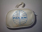 Vintage Barbie Doll Sized Pan Am Vinyl Airline Travel Bag