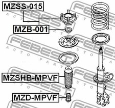 FEBEST 1997-2012 Ford Escape Stoßdämpferlager vorne MZB-001