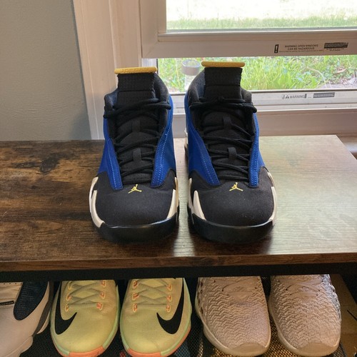 Jordan 14 Retro 2015 Low Laney Black Toe Size 11