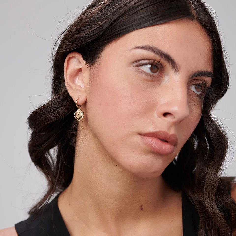 Orecchini Brosway CHAKRA cerchio con cuore BHKE197 - Immagine 3 di 3