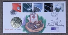 GB 1996 philatelic numismatic FDC- Classic Cards British Motoring with medallion