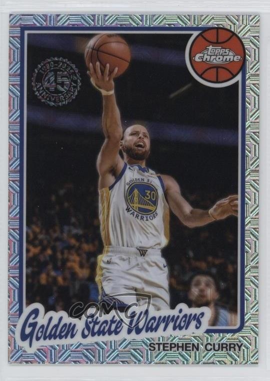 2025-26 Topps 1980-81 Topps Chrome Silver Pack Stephen Curry #TC-SCU