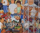 Custom 100% Cotton Woven Fabric King Of The Hill Tv Cartoon by the 1/4 Yard 9x56