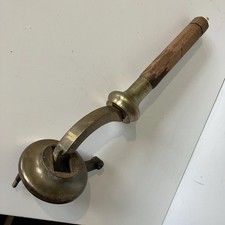 Vintage Rare Dalex Gaskell & Chambers 1953 Beer Pump Handle Rustic Wood & Brass