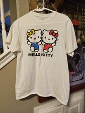 Hello Kitty Sanrio 2021 Ripple Junction White Hello Kitty Graphic T-Shirt M