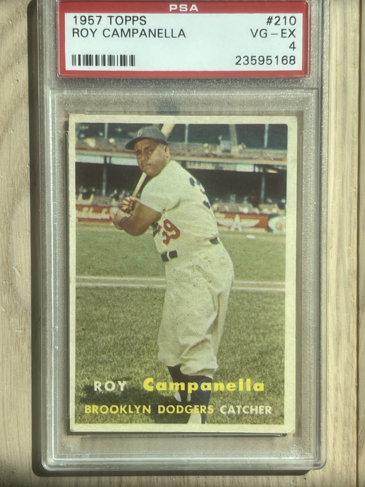 1957 Topps - Roy Campanella #210 PSA 4 VG-EX