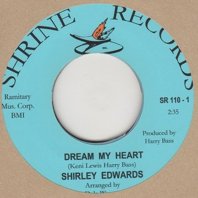 Shirley Edwards Dream My Heart  Carver (with home made label) Soul Northern Moto