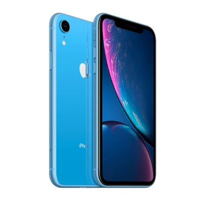 Apple iPhone XR 64GB A2105 Blue Boxed Complete Unlocked Grade A 1 year Warranty - image 1 of 4