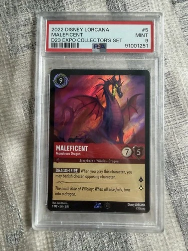 Maleficent - Monstrous Dragon D23 PSA 9