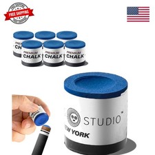 3 Pcs Pool Chalk Billiards Cue Stick Chalk Pure Cube Table Accessories High ...