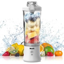 Mulli Portable Blender,USB Personal Mixer for Shakes and Smoothies,Mini Blend...