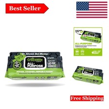 Ultra-Absorbent Multi-Surface Wipes - 80 Large 10" x 15" Cloths for Any Cleanup