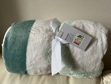 Cream Bloom Slogan Fleece Throw Next