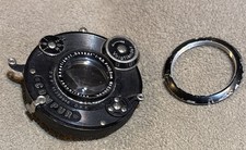 Voigtlander Anastigmat SKOPAR Compur f4.5 10.5cm 105mm Lens Shutter TESTED