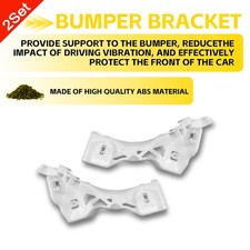 4pcs White Front Bumper Retainer Bracket Support Fit Mazda 3 Hatchback 2004-2009