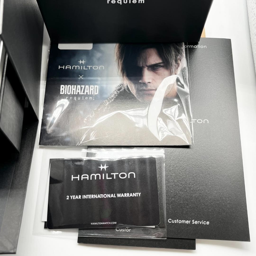 HAMILTON Khaki field Auto Chrono Biohazard Resident Evil Requiem