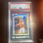 2024 Panini Donruss -  Bo Nix #369 Optic Preview Red & Green Prizm PSA 10 RC