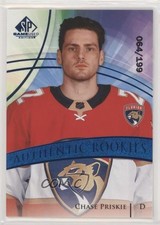 2020-21 SP Game Used Authentic Rookies Blue Burst 64/199 Chase Priskie #198 0gn4