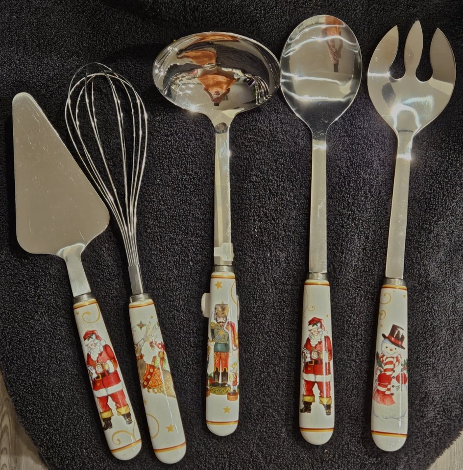 Williams Sonoma Twas Night Before Christmas Utensil Set 5 Very Rare New No Box - Image 2 of 4