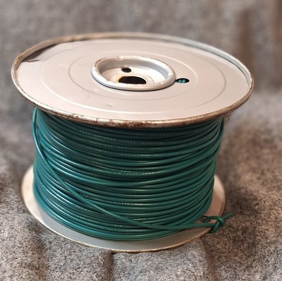 1 SPOOL OF GREEN WIRE ... SEE PICTURES FOR SPECS
