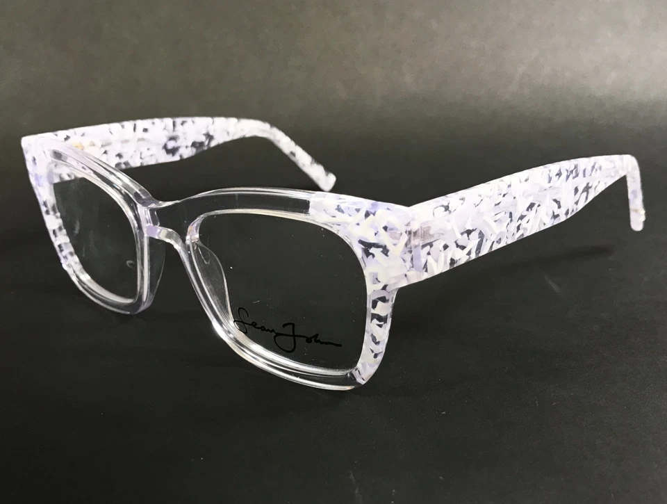 Sean John Eyeglasses Frames SJLO6026 971 Crystal Clear White Cat Eye 52-20-140 - Image 4 of 4