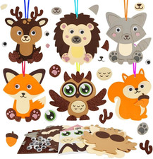 Bastelset Herbst für Kinder, Filz Tier Basteln Herbst, DIY Herbst Basteln mit Ki